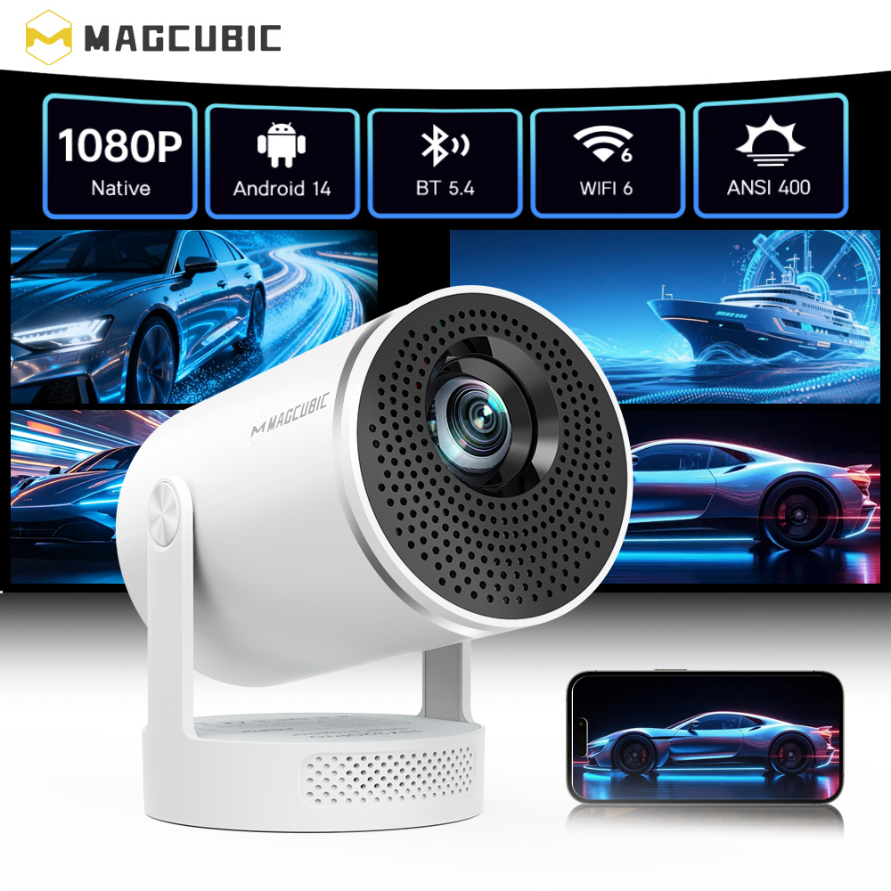 Home Cinema Setup - Magcubic Android 14 Native 1080P 8K