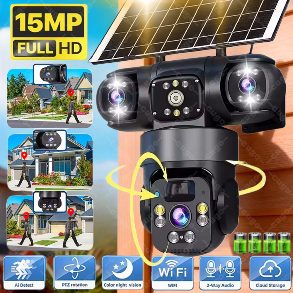 Home Cinema Outdoor - V380 3 Screen 3 Lens WIFI