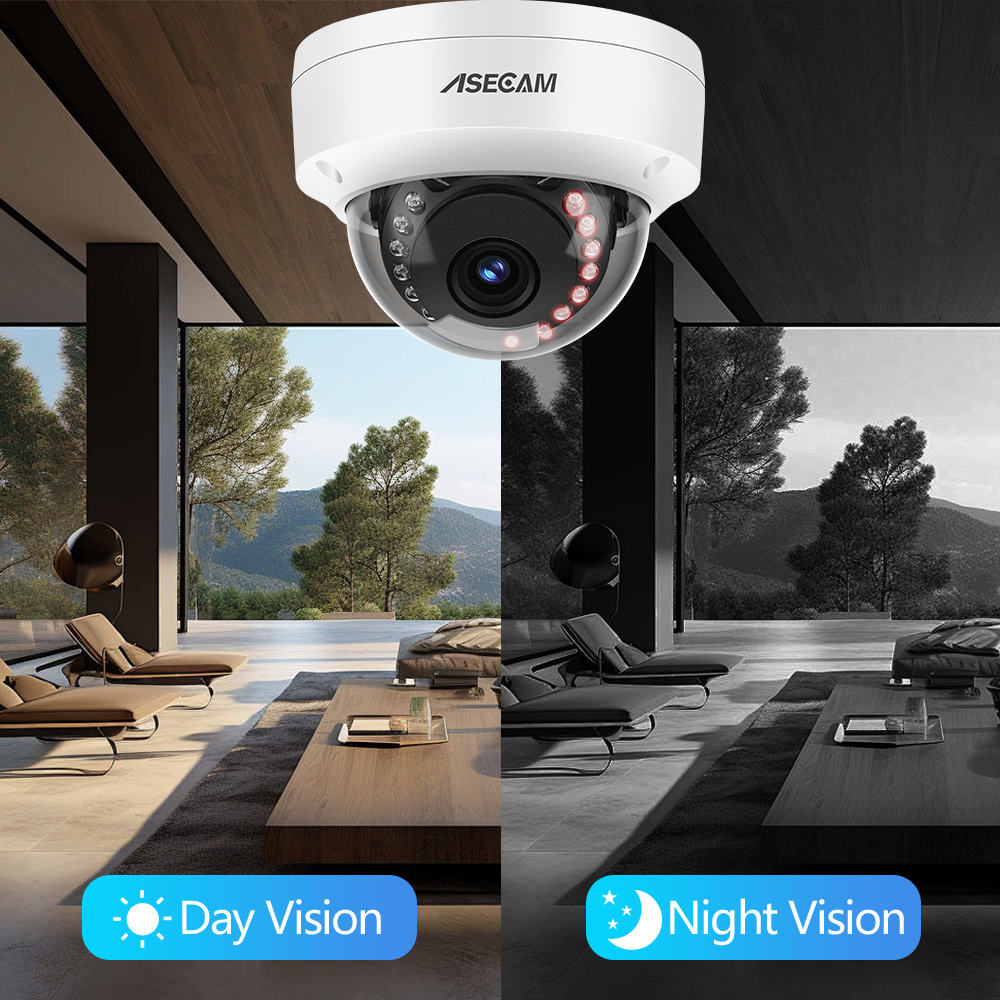 8MP 4K POE IP Camera IK10 Expl - Home Cinema Outdoor ulasan dan harga