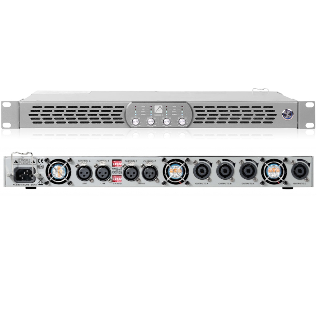 1U Digital Power Amplifier 4Ch - Home Cinema Hall ulasan dan harga