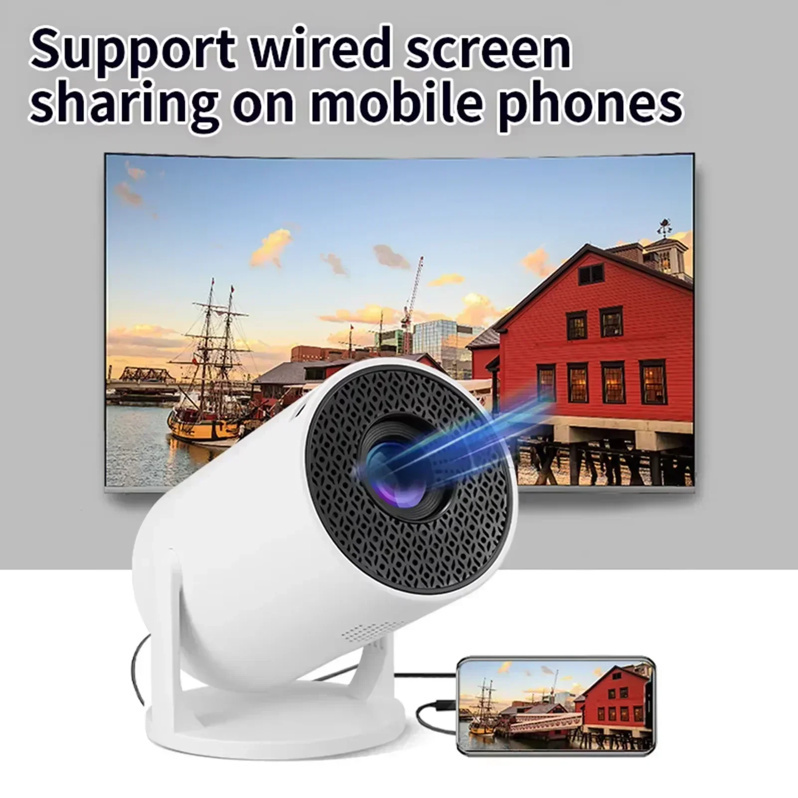 New SmartProjector Mini HY300  - Home Cinema Setup ulasan dan harga