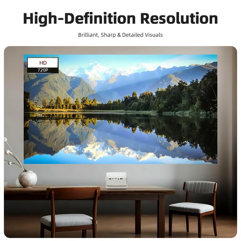 AUN Y3 Projector Portable Home - Home Cinema Cabasse ulasan dan harga