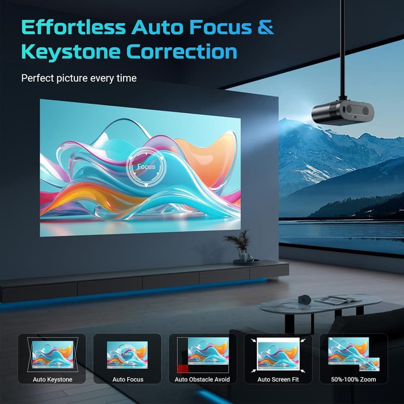 2025 Huaweishi L007  4K 1000AN - Home Cinema Setup ulasan dan harga