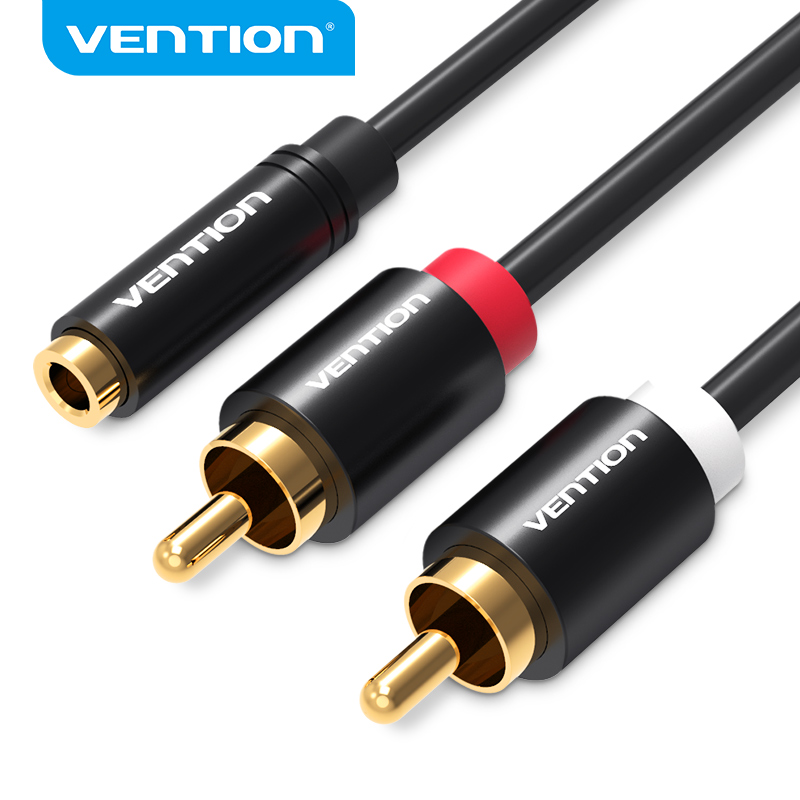Vention Jack 3.5mm Female to 2 - Home Cinema Hall ulasan dan harga