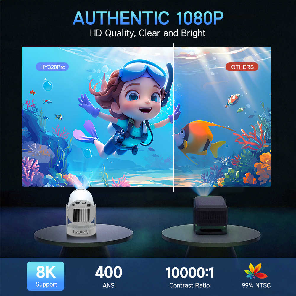 Magcubic Android 14 Native 108 - Home Cinema Setup ulasan dan harga