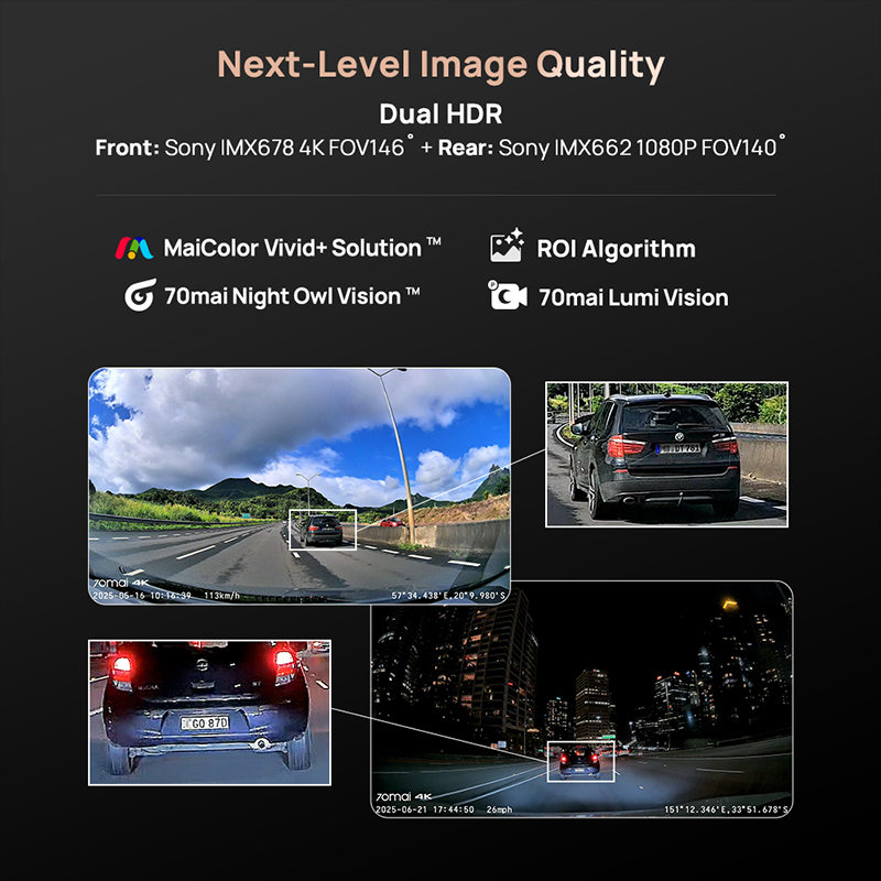 70mai Dash Cam A810S 4K HDR GP - Home Cinema Blu Ray Sony ulasan dan harga