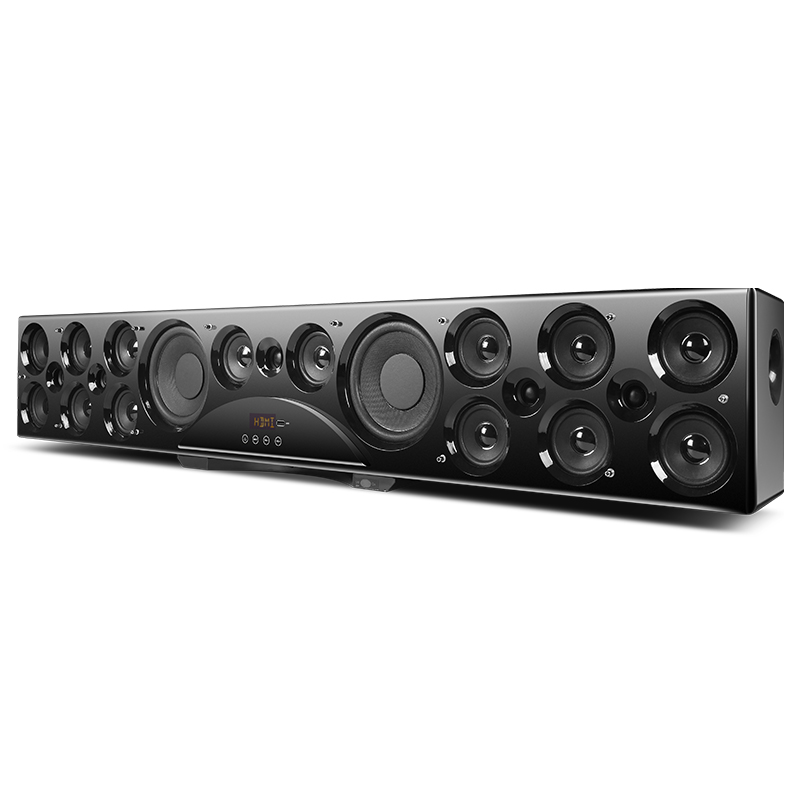 7.2ch Wooden Wireless Home The - Surround Sound Decoder ulasan dan harga
