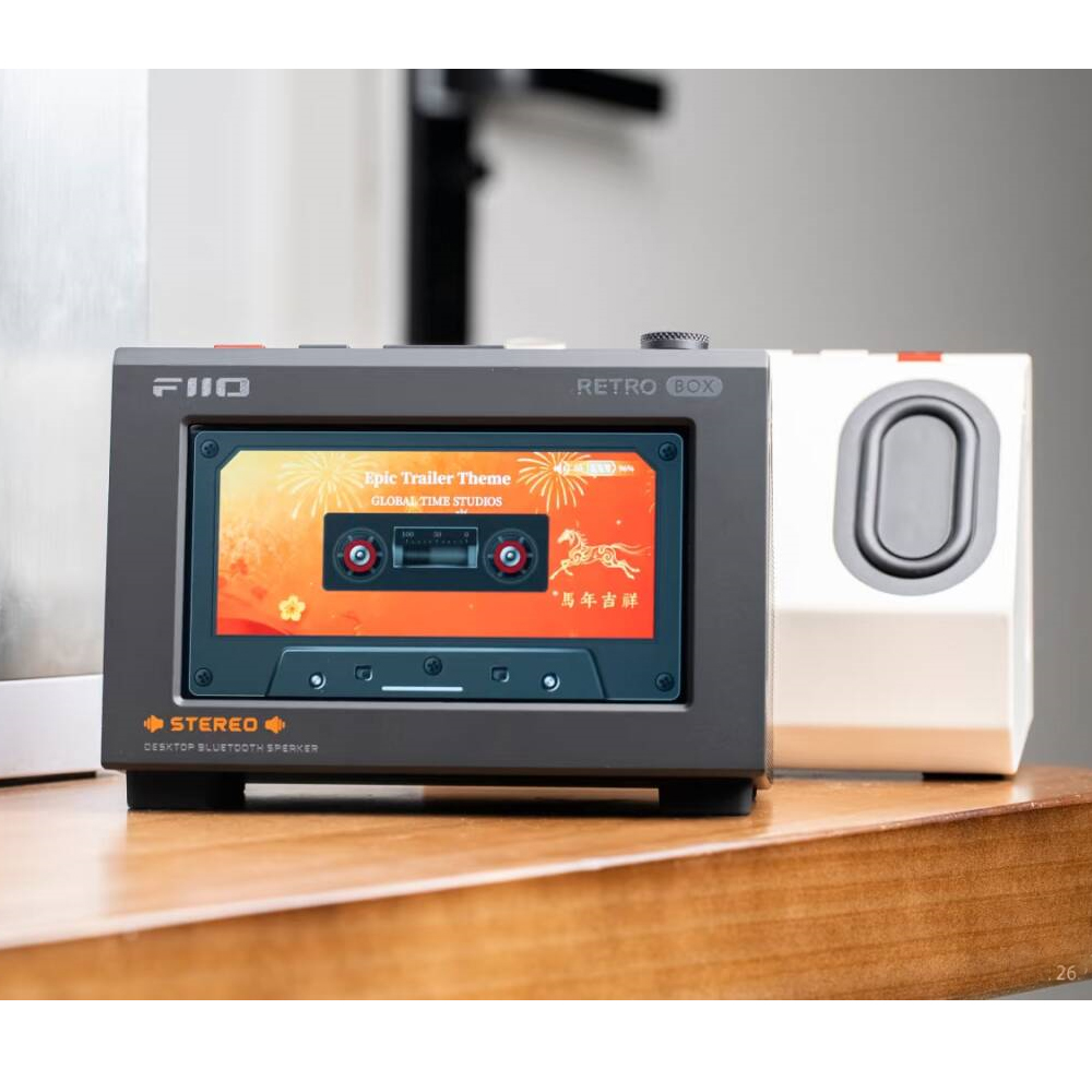 Fiio Retro Box Stereo Speaker  - Surround Sound Decoder ulasan dan harga