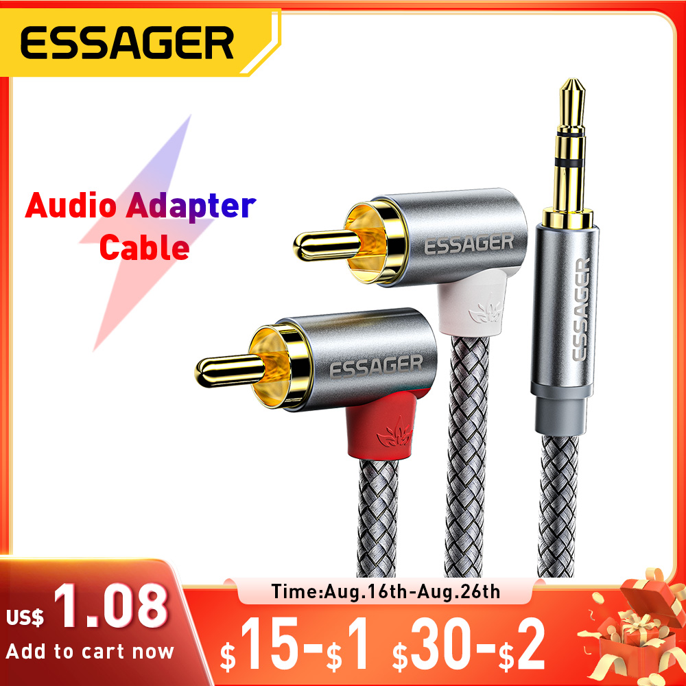 Essager 90 ° Angle RCA Audio S - Home Cinema Hall ulasan dan harga