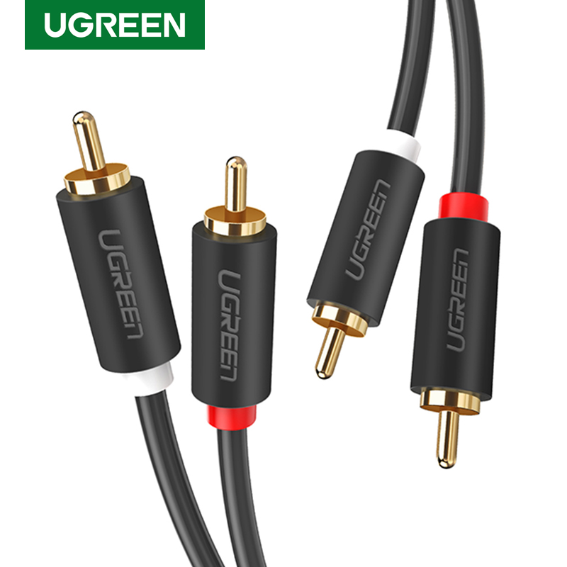 UGREEN 2RCA to 2 RCA Male to M - Home Cinema Hall ulasan dan harga