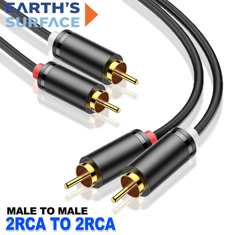 Dual RCA Cable HIFI Stereo 2 R - Home Cinema Hall ulasan dan harga