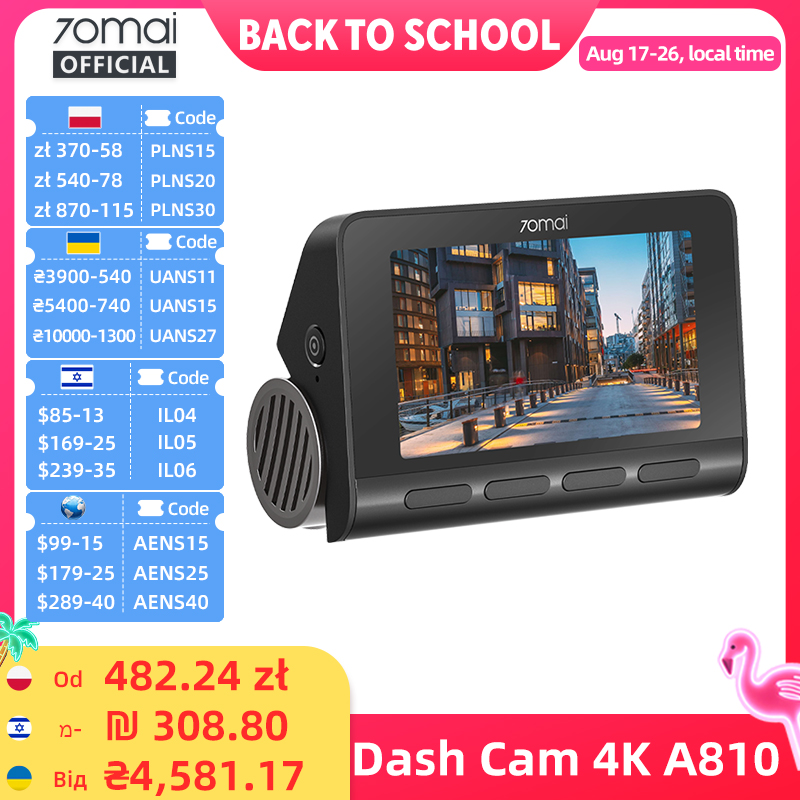 70mai 4K Dash Cam A810 HDR Bui - Home Cinema Blu Ray Sony ulasan dan harga