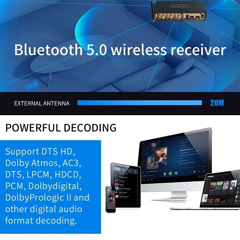 DTS AC3 Digital Audio 5.1 Deco - Surround Sound Decoder ulasan dan harga