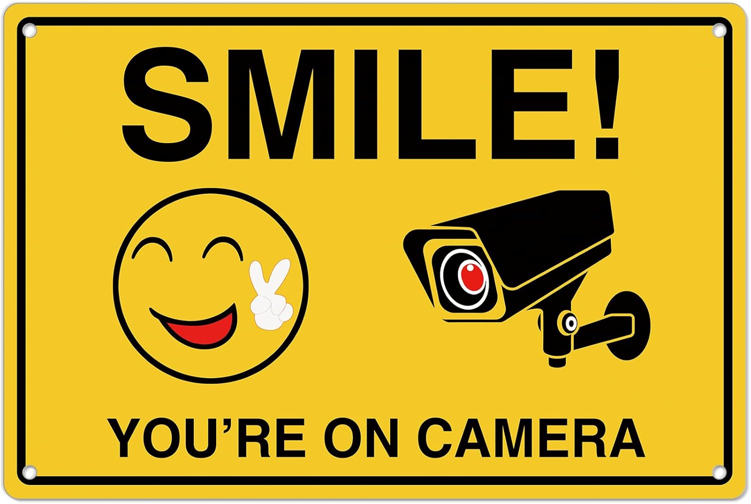 Smile Youre On Camera Signs ;  - Home Cinema Outdoor ulasan dan harga