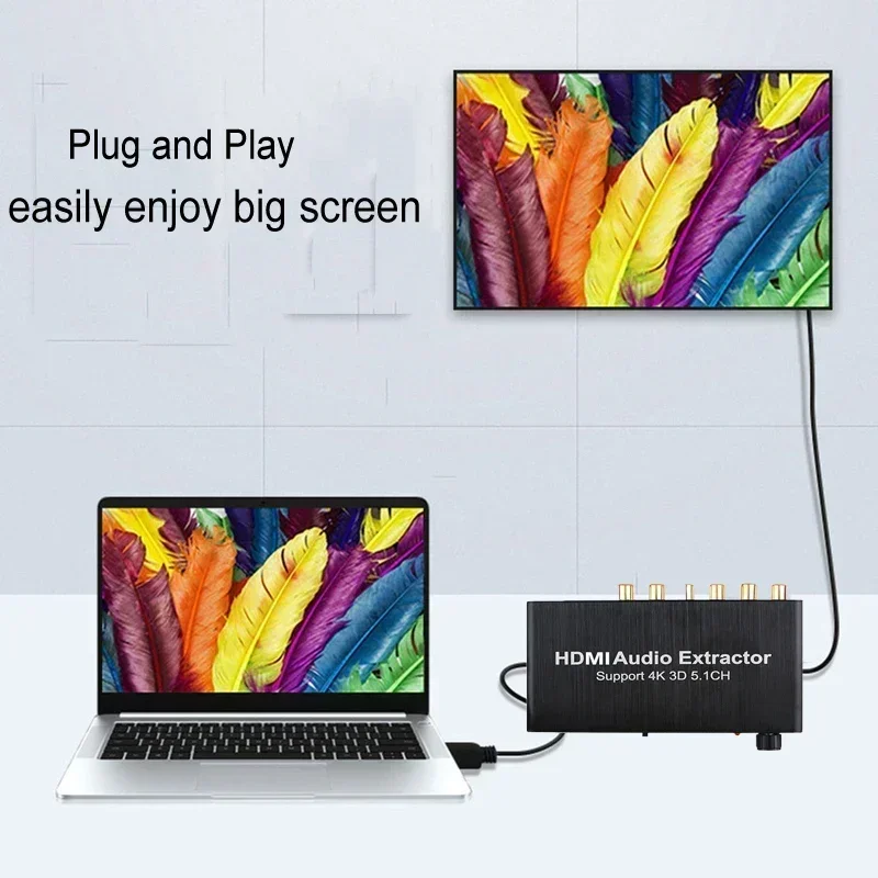 4K 3D 5.1 Channel 5.1CH Audio  - Surround Sound Decoder ulasan dan harga