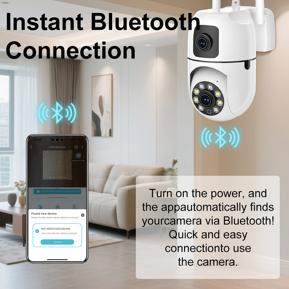 8MP HD Wifi Surveillance PTZ C - Home Cinema Outdoor ulasan dan harga