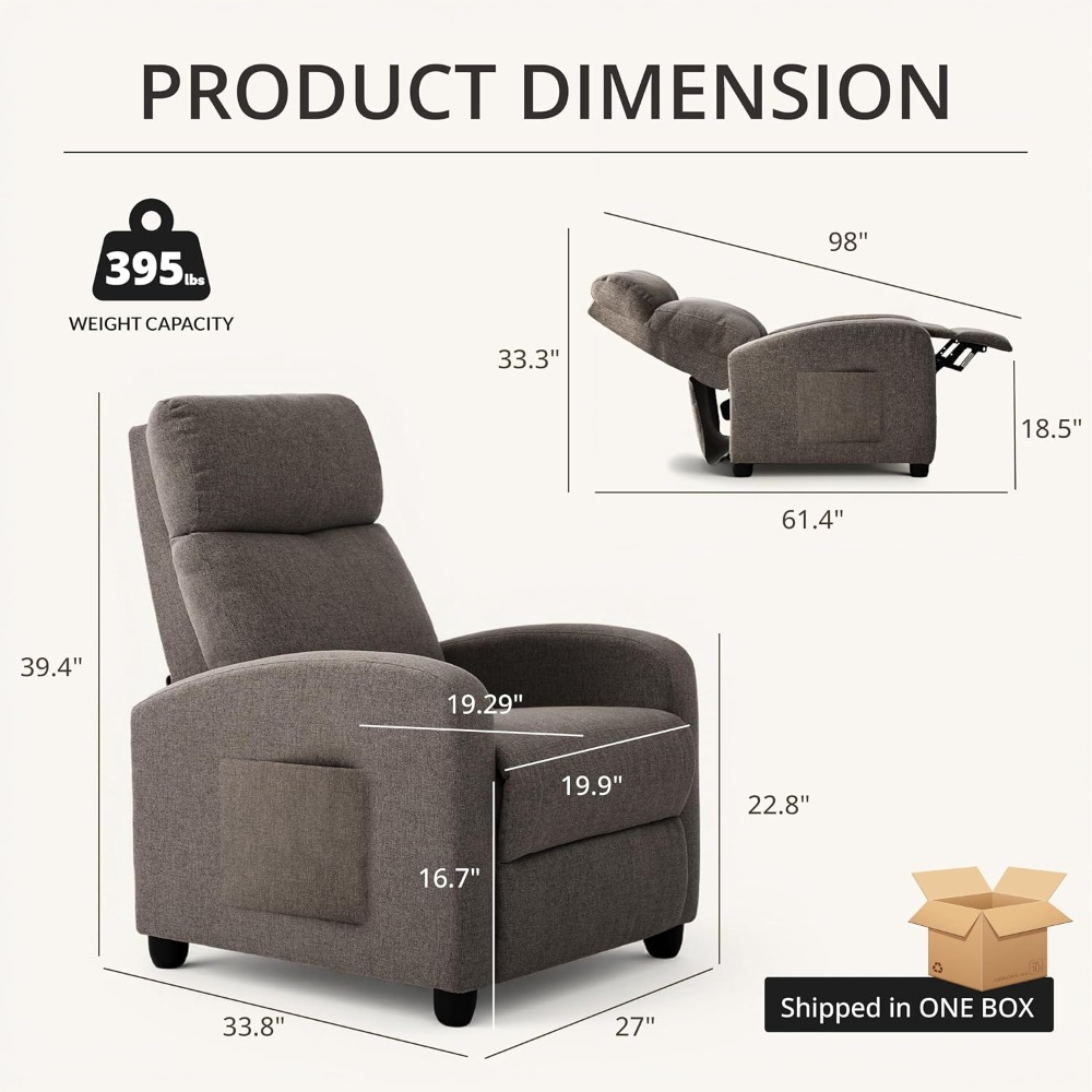 Modern Manual Push Back Reclin - Home Cinema Hall ulasan dan harga