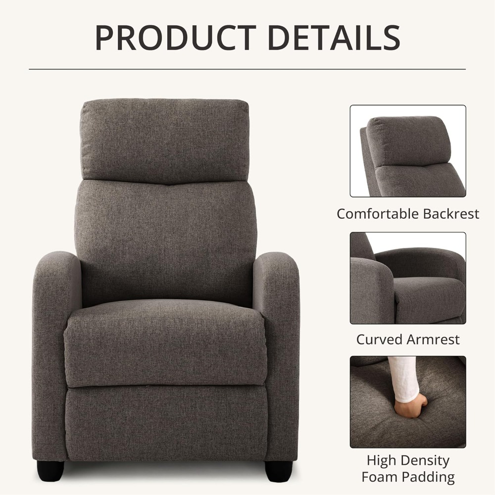 Modern Manual Push Back Reclin - Home Cinema Hall ulasan dan harga