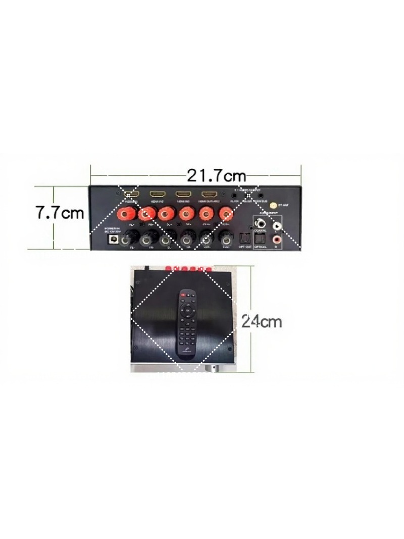 5.1 Channel HDMI Audio Decoder - Surround Sound Decoder ulasan dan harga