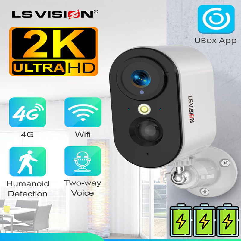 LS VISION 2K 5MP 4G SIM Card C - Home Cinema Outdoor ulasan dan harga