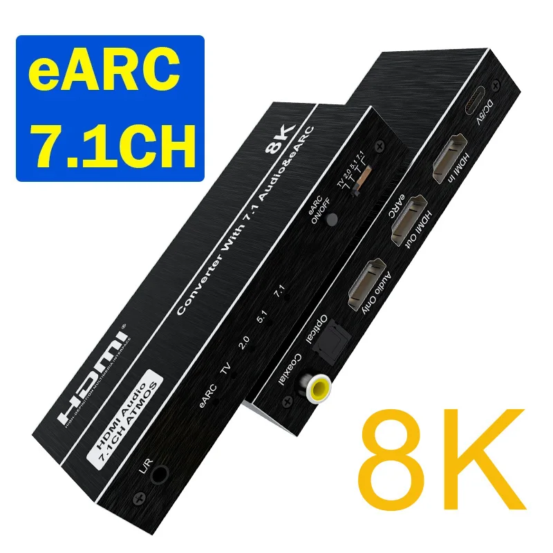 8K HDMI EARC Return Audio Extr - Surround Sound Decoder ulasan dan harga
