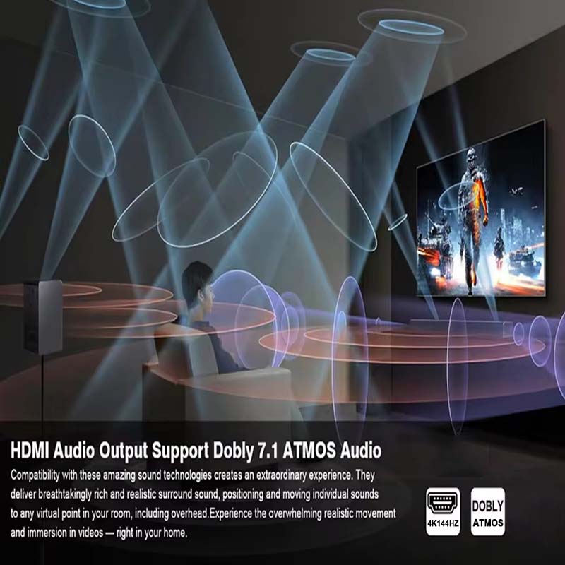 8K HDMI EARC Return Audio Extr - Surround Sound Decoder ulasan dan harga