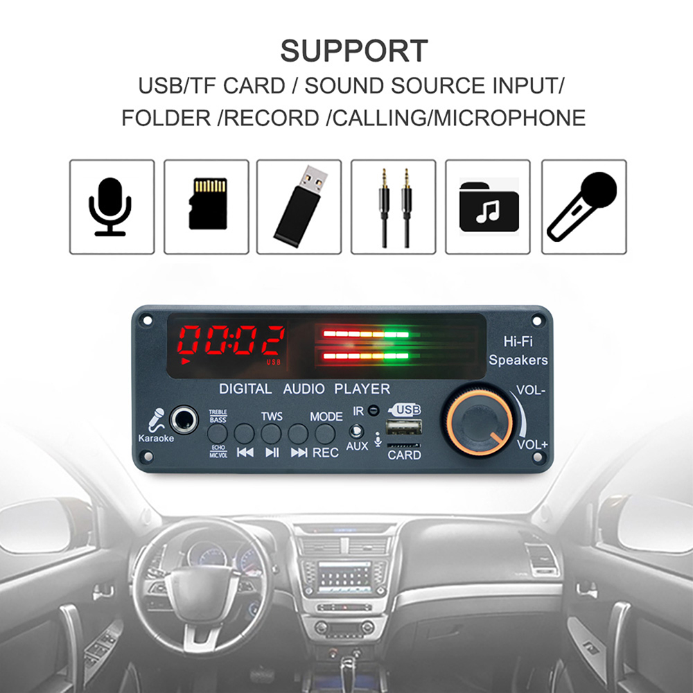 DC12V MP3 WMA WAV Decoder Boar - Surround Sound Decoder ulasan dan harga